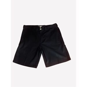 Peter Millar Mens Black Crown Sport Wicking Chino Golf Shorts Size 38